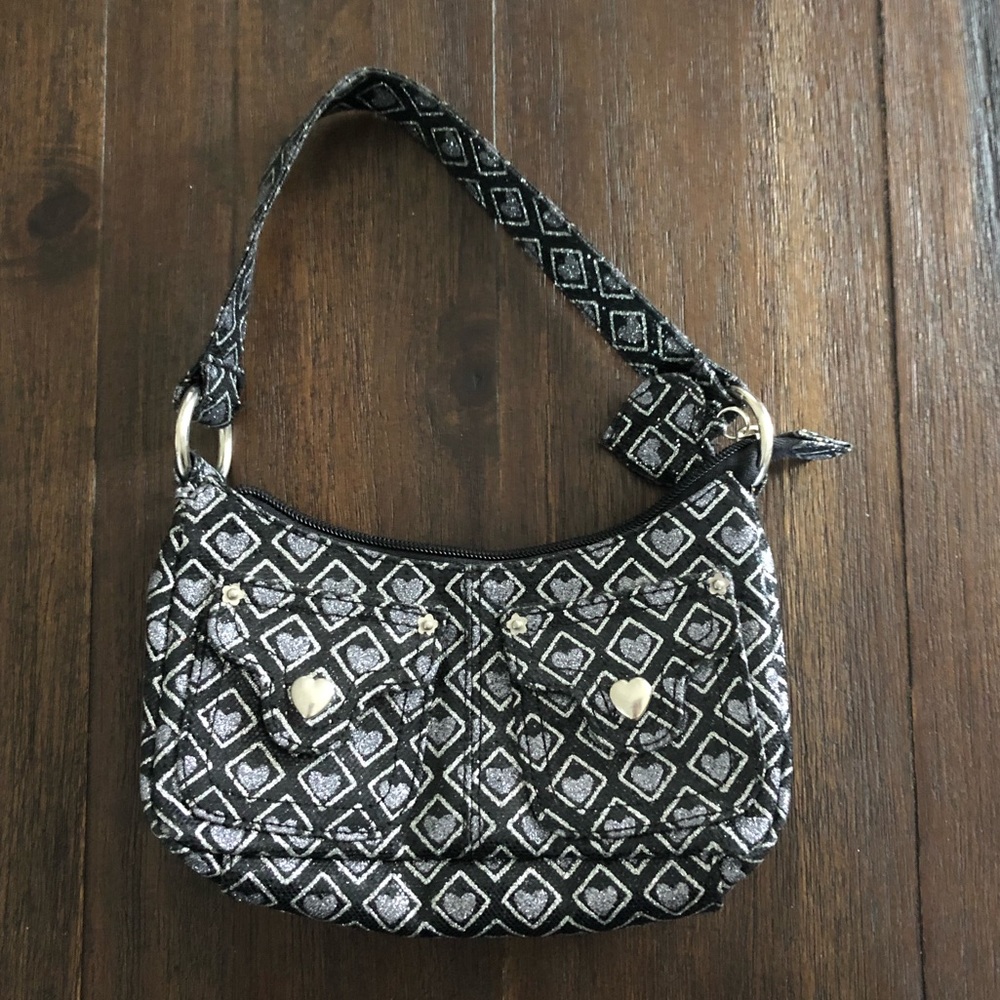 Sparkle heart purse